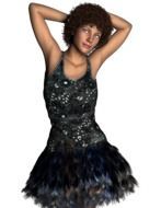 young woman in a dance pose