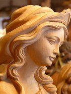 madonna wood carved fig