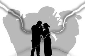 man woman silhouettes shadow drawing