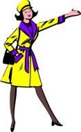 Picture of elegant mademoiselle
