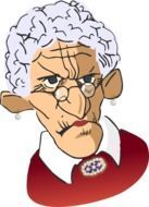 unhappy Granny drawing