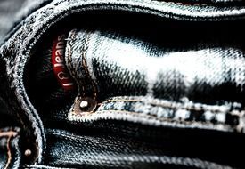 grey washed out jeans pants