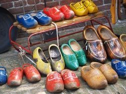 holland wooden shoes as a tradition