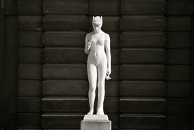 white female statue