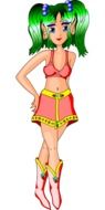 woman elf drawing