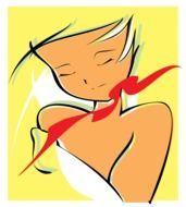 Drawing of teen girl