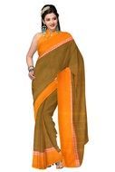 Indian woman in the orange sari