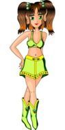 girl brunette elf female fantasy drawing