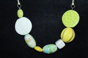 ceramic beads necklace