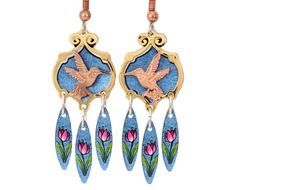 hummingbird earrings