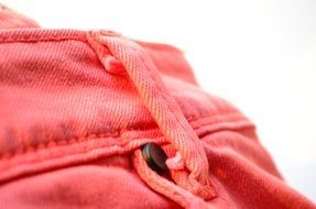 photo of pink jeans top