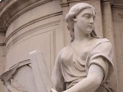 queen anne statue, fragment, uk, london