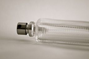 Glass bottle of perfume