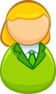 business woman like avatar