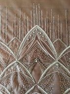 Handmade embroidery haute couture