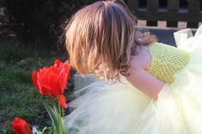 girl flower