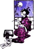 Picture of japanese geisha