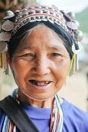 old woman person female mature traditional clothes