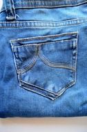 blue jeans pocket