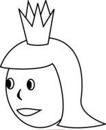 princess head drawing