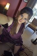 selfie of a sexy woman