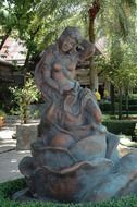 sculpture beautiful woman of Thailand