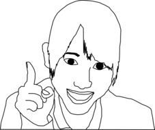 Portrait of smiling asian woman