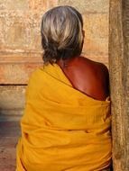 Old woman in India
