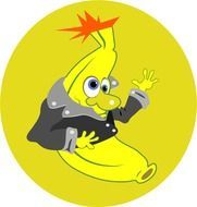 Picture of funky banana