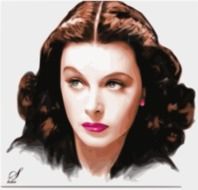 Portrait of the Hedy Lamarr