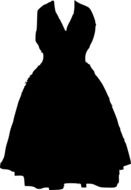 dress little black drawing