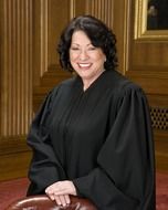 Sonia Sotomayor judge dressed in the judge robe