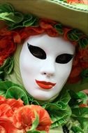 mask carnival in spring