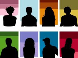 people persons poster drawing