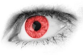 red pupil abstract photo