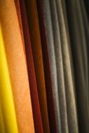 bright fabric factory close up