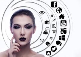 womans face with question mark