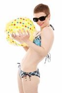 girl in bikini