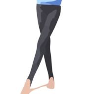 female legs in leggings