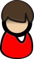 graphic image of a woman without a face