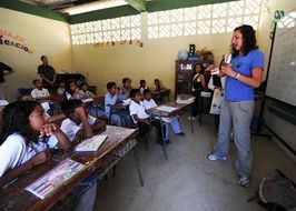 classroom in Ecuador