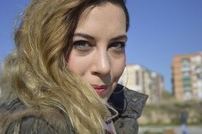 portrait of young woman beauty bella
