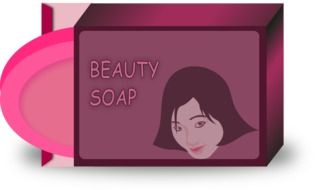 painted soap in the package