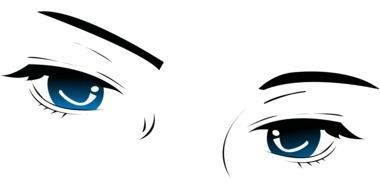 eyes blue drawing