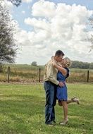 Photo lovers on a farm