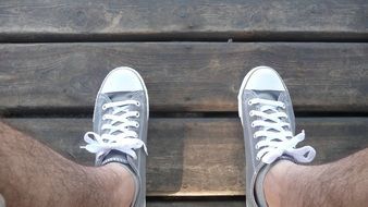 view of men's athletic shoes