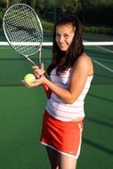 tennis active sport ball court exercise female