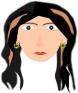 clipart of the ugly girl