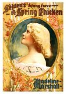 actress madeline marshal, art-nouveau poster