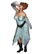 clipart of Fantastic woman